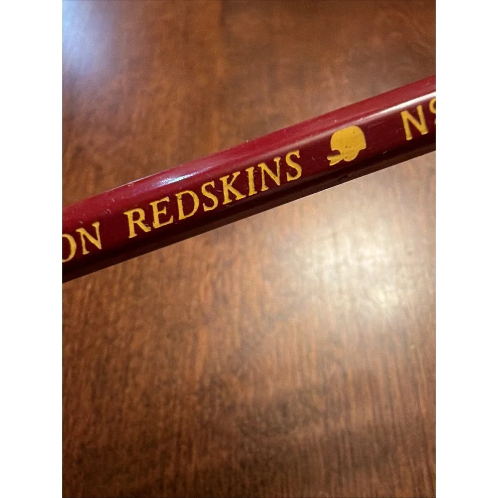 Vintage WASHINGTON REDSKINS Pencil - NFL Red Yellow Football Helmets